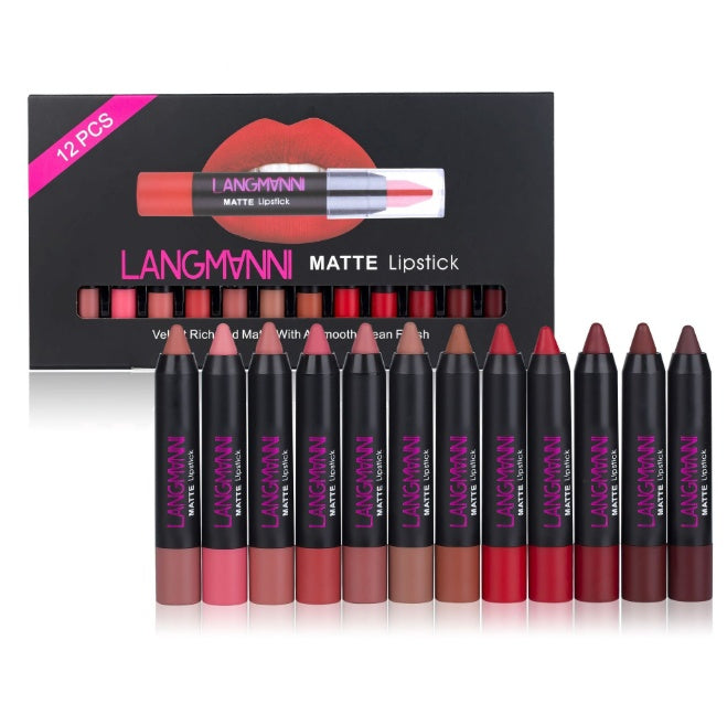 Matte Lipstick Waterproof Long-lasting Velvet Lipstick Set Matte Lipstick Waterproof Long-lasting Velvet Lipstick Set